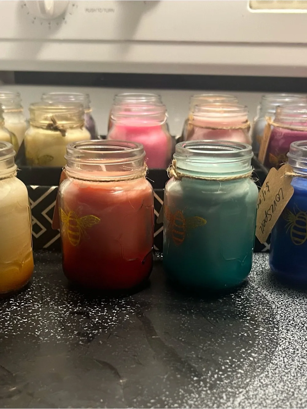 New Hand-Poured Scented Jar Candle -mini mason $4 or 3/$10